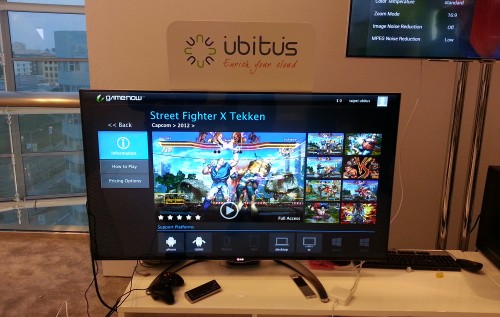Ubitus 等廠商的雲端遊戲服務目前已能讓智慧型電視化身遊戲主機。